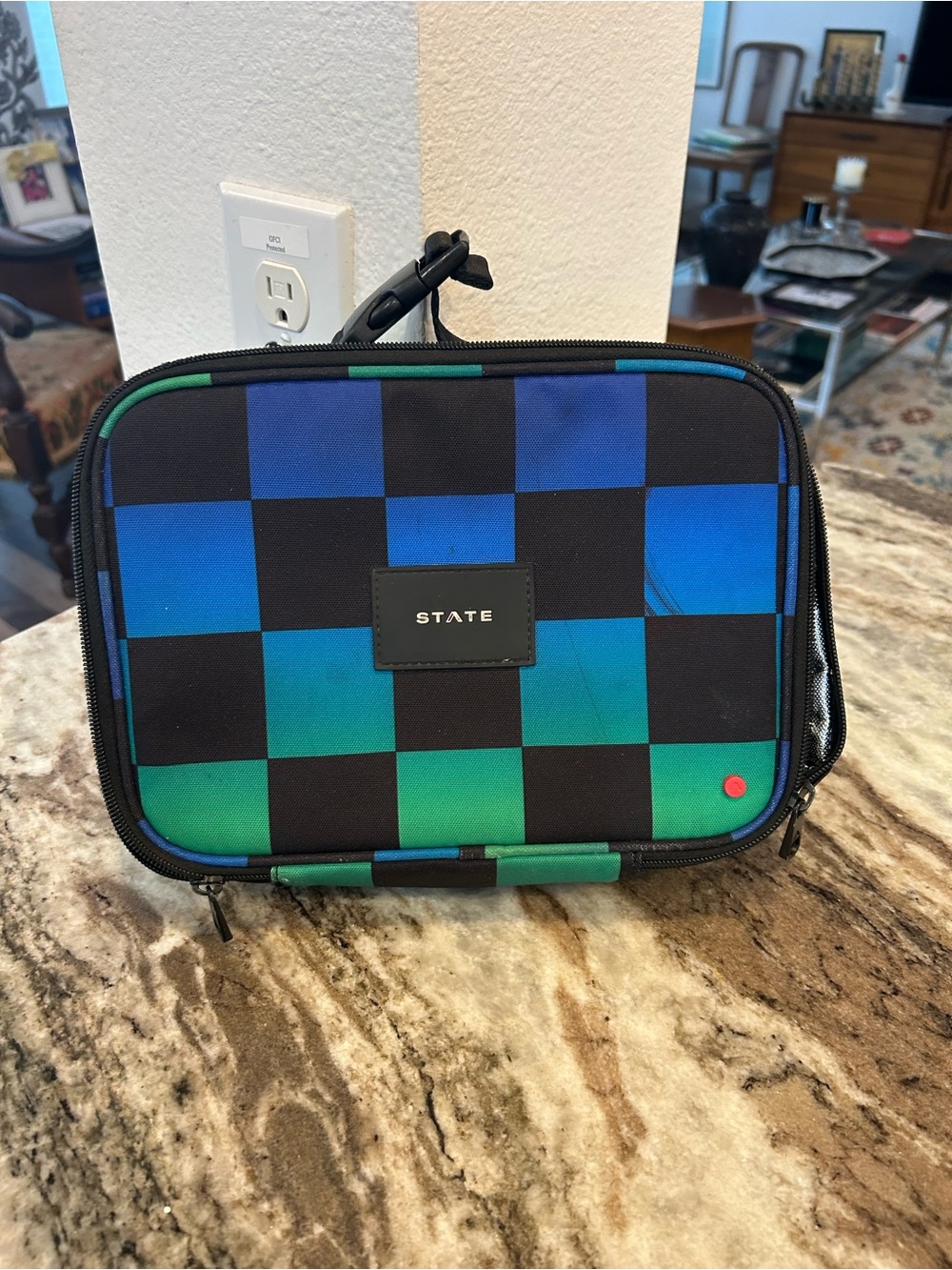 STATE Rodgers lunch kit has stains  exterior interior GUC